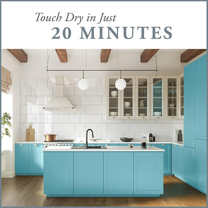 AMY HOWARD AT HOME Chalk-Based One Step Paint for Furniture, Cabinetry, Decor, Finish, and More | No Stripping, Sanding, or Priming | Medium Base | 16 Ounce | Maxwell Garden
