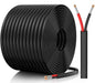 16 Gauge Wire, 16 AWG 2 Conductor Electrical Wire, Flexible/Oxygen-Free Tinned Copper/Stranded PVC 16/2 Cord for Automotive, Marine, LED Strips, Solar, RV, Lighting (200FT)