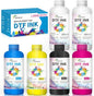 DTF Ink 500mlx6 for I3200 XP600 R1390 L1800, ET-8550, ET-2850, XP-15000, R2400, L800, 1430, P400, P800, R2000, Heat Transfer Ink Conversion Kit Refill for All DTF Printers, for DTF Film