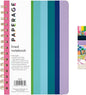 PAPERAGE Lined Spiral Journal Notebook, (Rainbow Stripe), 160 Pages, Hardcover Journal for Women & Men, Medium 5.5 in x 8 in - 100 GSM, Thick Paper, Spiral Notebook for Work, School & Journaling