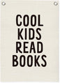 Reading Corner Decor for Classroom,Reading Nook for Kids,Cool Kids Read Books Linen Canvas Banner, Read Corner, Book Lover Gift,School Library Wall Hanging Flag Banner 18x25 Inch