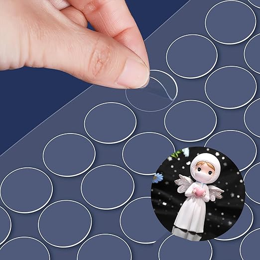 Adhesive Stick dots Two-Sided Sided Mounting Putty Stick Tack for Wall Hanging Crafts Balloons Festival Party Decorations,Clean Removable(0.39"*0.39"-800)