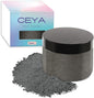 Ceya Mica Powder, 5.3oz/ 150g Charcoal Grey Pearlescent Effect Colorant Pigment Powder for Epoxy Resin,Tumblers, Slime Bath Bomb, Soap Dye, Slime, Candle, Resin Crafting, Paint, Jewelry, Nail Polish