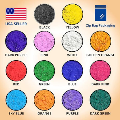 2.2lb/1kg orange Holi color powder rangoli non toxic bulk organic washable natural gender reveal decorations colour war kids dog animal summer camps festivals gift run gulal
