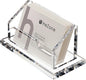 Acrylic Card Holder Clear Horizontal Business Card Organizer Stand for Desk 1 Slots Business Cards Stand for Women and Men