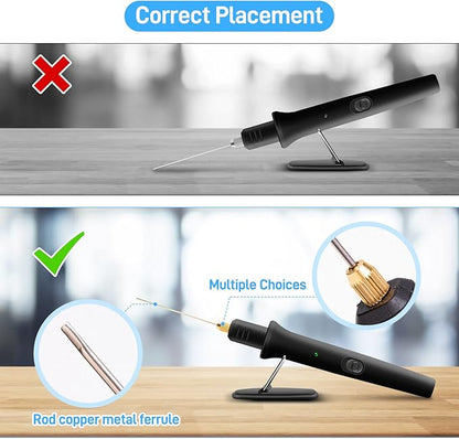 Hot Wire Foam Cutter, 4 in 1 Electric Hot Knife Foam Cutting Tool, 100-240v / 18w Styrofoam Cutter with Marker Pen