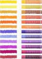 qianshan Soft Oil Pastels Set of 12 Colors,Non Toxic,Soft Texture Vibrant and Creamy Oil Crayons Pastels Art Supplies For Professional Artists Beginners Drawing.Orange&Purple