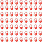 uxcell 400pcs Stitch Markers for Crocheting, Heart Shaped Crochet Marker Needle Clip Counter for Knitting Clothing Tag DIY Craft,Red