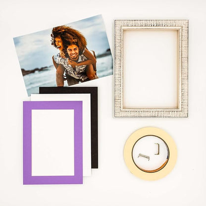 8x10 Mat for 6x8 Photo - Precut Light Purple Picture Matboard for Frames Measuring 8 x 10 Inches - Bevel Cut Matte to Display Art Measuring 6 x 8 Inches - Acid Free ONE MAT