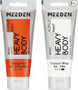 MEEDEN Acrylic Paint Orange Red: 100ml/3.38oz Heavy Body Acrylic Paint Tube Bundled with Additional Titanium White Color for Art Craft Painting
