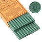 Olive Green Sealing Wax Sticks, WASOHLING 20Pcs Glue Gun Wax Seal Sticks for Wax Seal Stamp, Green Wax Seals for Wedding Invitation Envelope Letter Seals, Craft Adhesive (Mini Size)
