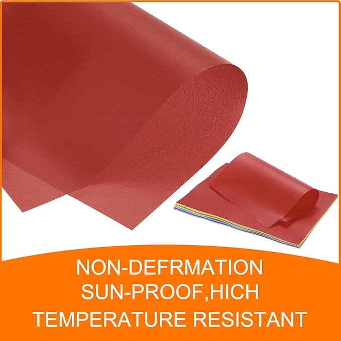 MECCANIXITY Colored Vellum Paper, 40 Sheet Red Transparency 11.7 x 8.2 Printable Vellum Paper, Translucent Vellum Sheets for Printing Wedding Invitations, Ink Jet Laser Printer