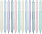 Gel Pens Black Ink Fine Point 0.5mm Retractable Cute Pen for Smooth Writing School Office Supplies (Silver 12-count)