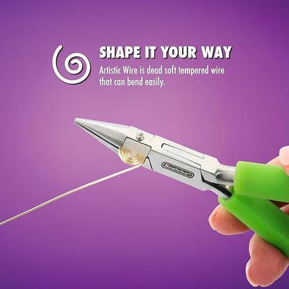 Artistic Wire, 18 Gauge Tarnish Resistant Colored Copper Craft Wire, Black, 10 yd