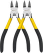 BOOSDEN 6.5" Wire Cutters, 2 Pack, Precision Side Cutter, Spring Loaded Cutting Pliers, Dikes for Artificial Flowers & Crafting