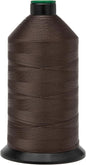 Extra Strong Bonded Nylon Thread #69 Tex70 – 16 OZ, 6000yds, Versatile Stitching Solution for Leather, Upholstery, Canvas Repair and More (Coffee)