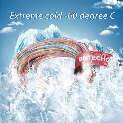 BNTECHGO 30 Gauge Silicone Wire Kit 10 Color Each 10 ft Flexible 30 AWG Stranded Tinned Copper Wire