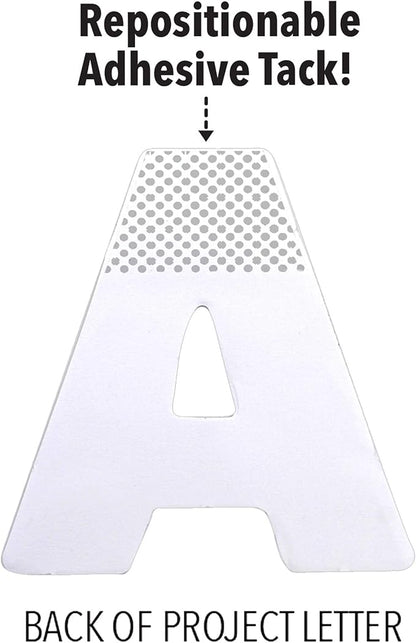 ArtSkills Poster Letters 4” Paper Letters for Poster Board Projects, Classroom Bulletin Boards, Sign Making Supplies,Classic Primary, 190 Pieces