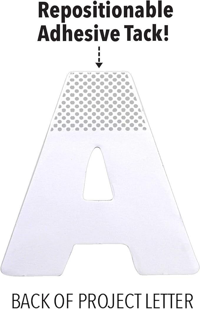 ArtSkills Poster Letters 4” Paper Letters for Poster Board Projects, Classroom Bulletin Boards, Sign Making Supplies,Classic Primary, 190 Pieces (Pack of 6)