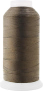 Mandala Crafts Dark Beige Heavy Duty Thread - 1500 Yds Tex 70 Thread for Sewing Drapery Jeans Leather Hair - Bonded Polyester for Outdoor Marine Upholstery