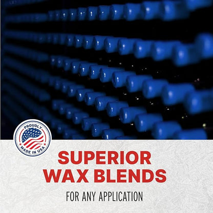 Blended Waxes, Inc. Bottle Sealing Wax Beads, Premium Pastille Wax Seal Beads For Wine, Beer, and Liquor Bottle Closure, Seals Between 25-30 Bottles, 1 lb, Bright Blue
