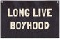 Long Live Boyhood Banner, Boys Room Decor, Canvas Banner Wall Hanging Flag Decor for Nursery Playroom Toddler Room
