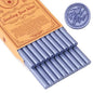 Zinc Blue Sealing Wax Sticks, WASOHLING 20Pcs Glue Gun Wax Seal Sticks for Wax Seal Stamp, Blue Wax Seals for Christmas Wedding Invitation Envelope Letter Seals, Craft Adhesive (Mini Size)