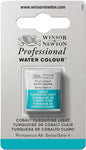Winsor & Newton Professional Water Colour Paint, Half Pan, Cobalt Turquoise Light