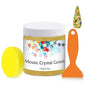 Mosaic Crystal Grout, Mosaics Tile Tools, Mosaic Tile Accessories – Essential for Handmade Grouting and Perfect for DIY Craft Projects (Yellow, 4.5oz)