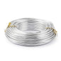 Fashewelry 114 Feet 10 Gauge Aluminum Wire Silver Bendable Metal Craft Wire for Beading Jewelry Craft Making (2.5mm)