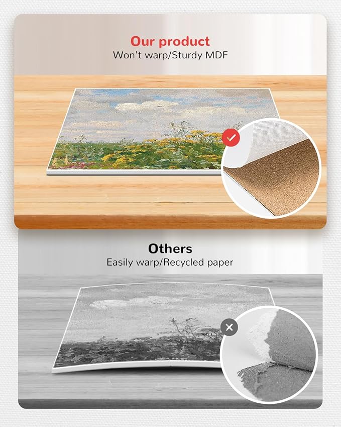 48 Pack, 5x7 Inch Small Painting Canvas Boards for Kids, 100% Cotton White Blank Canvas Panels, Art Supplies for Acrylics Oil Watercolor Tempera Paints