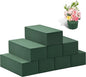 Tunnkit 8 Pcs Floral Foam Blocks Each 7.8" L x 3.5" W x 2.4" H Wet & Dry Flower Foam Blocks for Fresh and Artificial Flower Florist Foam Craft Art Supplies Wedding Home Decor for Flower Arrangement