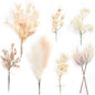 Serra Flora Artificial Greenery Spray Box Set(Pack of 19pcs) with 7 Kinds of DIY Wedding Bouquet Filler Table Centerpieces and Floral Arrangement (Champagne)