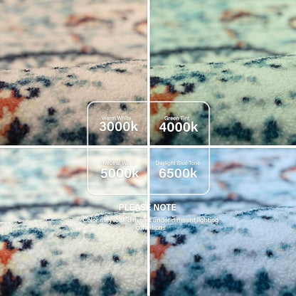 Lahome Bohemian Floral Medallion Runner Rug - 2x6 Hallway Laundry Rug Runner Washable Kitchen Sink Mat Distressed Turkish Non-Slip Soft Bedside Carpet for Doorway Bedroom, Vintage Teal/Multi