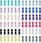 DOITEM 72Pcs Zipper Repair Kit - 5# Zipper Pull Rescue Kit for Clothing, Jackets, Purses, Luggage, Backpacks (12 Colors)