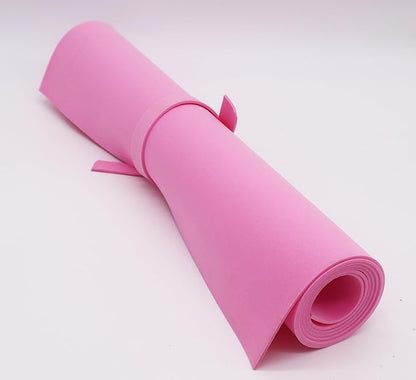 OISAKLD Pink EVA Foam 2mm-10mm 13.7"×39" Craft Foam Sheet 74 kg/m³ Foam Cosplay for Craft Model Cosplay 2mm