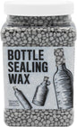 Blended Waxes, Inc. Bottle Sealing Wax, Pastille Wax Seal Beads For Wine, Beer, and Liquor Bottle Sealing, Seals Between 25-30 Bottles, 1 lb, Silver