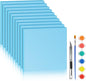 LuckyFoam Blue 10 Pack 12x12x0.79 inch Foam Sheets 0.79 Inch Thick Polystyrene Rectangles XPS Foam Board Craft for Insulating DIY Modeling Art Supplies