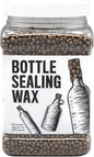 Blended Waxes, Inc. Bottle Sealing Wax, Pastille Wax Seal Beads For Wine, Beer, and Liquor Bottle Sealing, Seals Between 25-30 Bottles, 1 lb, Granite Pearl