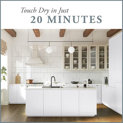AMY HOWARD AT HOME Chalk-Based One Step Paint for Furniture, Cabinetry, Decor, Finish, and More | No Stripping, Sanding, or Priming | Ultra-Light Base | 16 Ounce | Stoneware