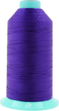 Mandala Crafts Bonded Nylon Thread Violet Heavy Duty Sewing Threads - 800 YDs Size 277 840D T270 Tex 270 Thread for Leather Jeans Weaving Outdoor Marine Upholstery Threads