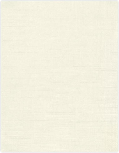 LUXPaper 8.5" x 11" Paper | Letter Size | Natural Linen | 80lb. Text | 250 Qty