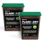 FlashDry All Purpose Organic Industrial Absorbent - 5 Liter Bucket, Case of 2- Instantly Absorbs Liquid Spills - Safer and 5-7x More Absorbent Than Clay - Lightweight & Refillable - OSHA Compliant