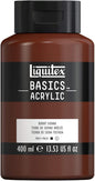 Liquitex BASICS Acrylic Paint, 400ml (13.5-oz) Bottle, Burnt Sienna