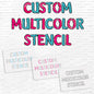 Stencil Stop Personalized Custom Layered Stencils for Spray Painting (2 Layers, 12 x 12 inches)