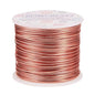 BENECREAT 15 Gauge 220FT Aluminum Jewelry Craft Wire - Anodized Metal Beading Wire for Floral Craft, Gem Wrapping, Necklace & Bracelet Making - Copper Tone