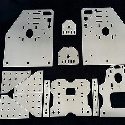 6061 T651 Aluminum Sheet Metal 15 x 15 x 1/8 (0.125") Inch Thickness Rectangle Metal Plate Covered with Protective Film, 3mm Aluminum Sheet Plate Flat Stock, Finely Polished and Deburred