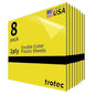 Trotec TroLase | 12"x12"x1/16", 8 Pcs | Yellow/Black | 2 Ply | Modified Acrylic | Laser Engraving Double Color Plastic Sheet | Engraving Blanks for Laser, Saw, Guillotine | Made in USA