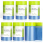 Pre-Taped Masking Film for Painting - 22" x 66' Painters Plastic Sheeting with Automotive Paint Tape and Drape for Covering Cars, Walls, Windows and Furniture Protection (6 Rolls)