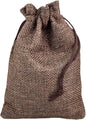 Palmhomee Pack of 25 Burlap Gift Bags with Drawstring Linen Jewelry Pouches Wedding Hessian Jute Bags for Birthday Jewelry and Treat Pouches Party Wedding Favors Gift Art and DIY Craft   (4x5.6 Inch, Coffee)